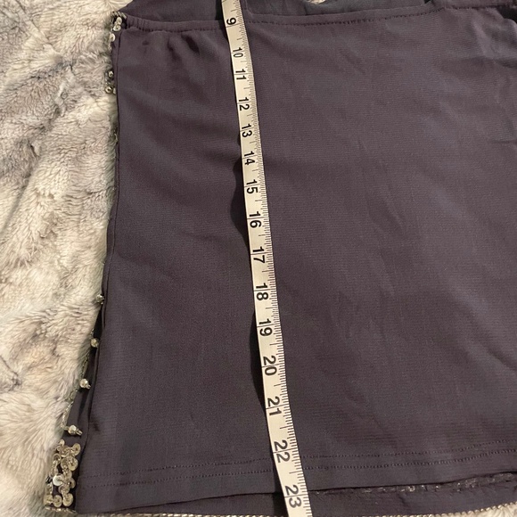 Vintage Beaded sequin embroidered top with adjustable straps , size S-M - Picture 10 of 12